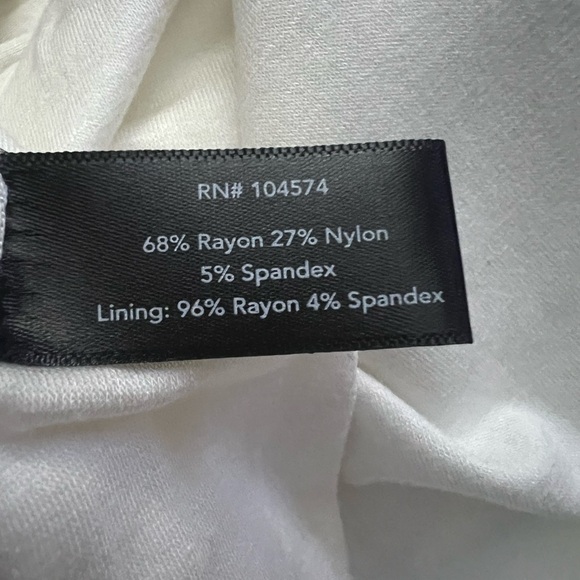 Boston Proper Ivory Knit Off The Shoulder 3/4 Sleeve Dress Size Medium Cruise - Picture 10 of 13